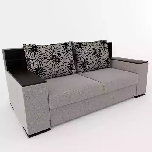 Sofa with floral pattern