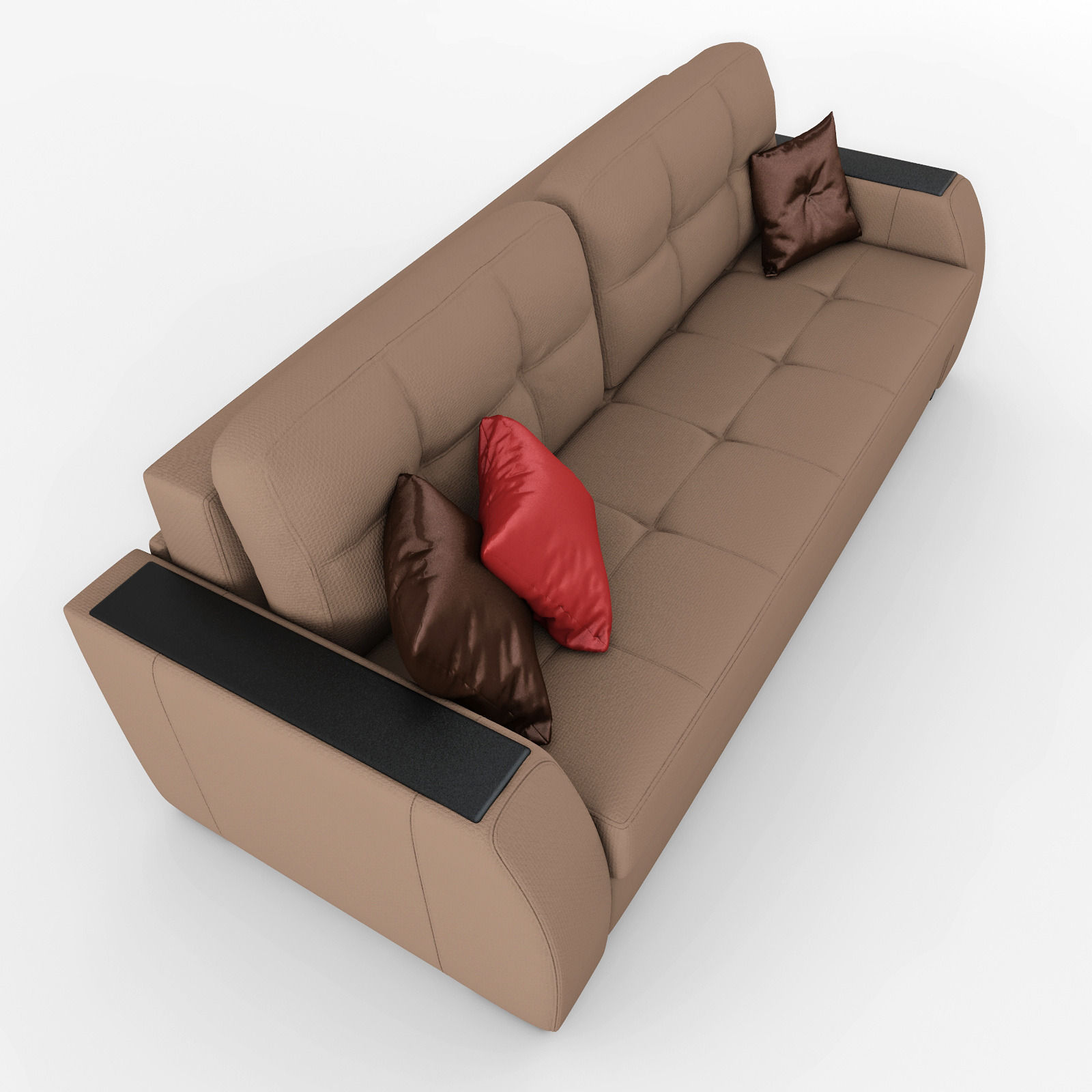 Sofa leather 3D model_6