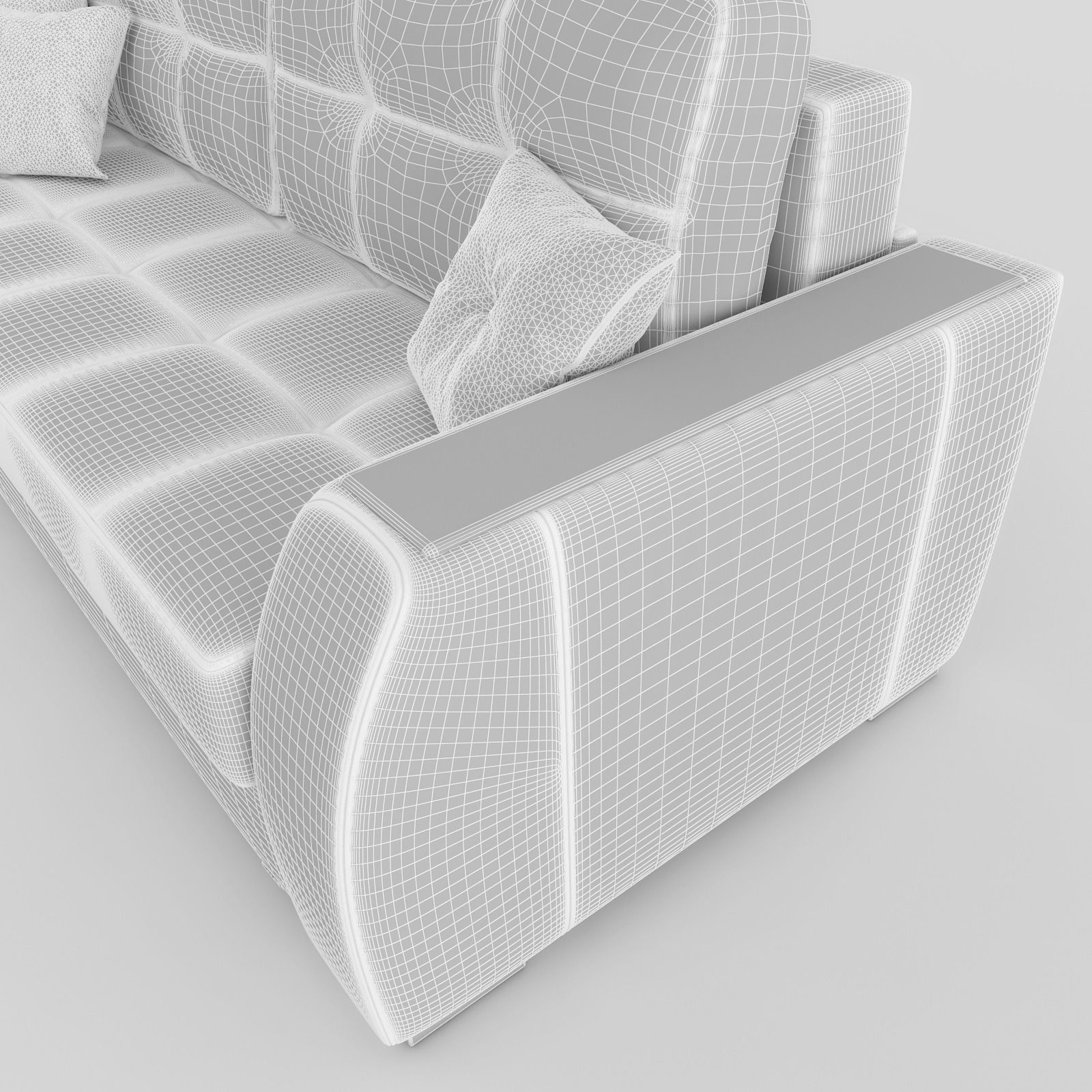 Sofa leather 3D model_9