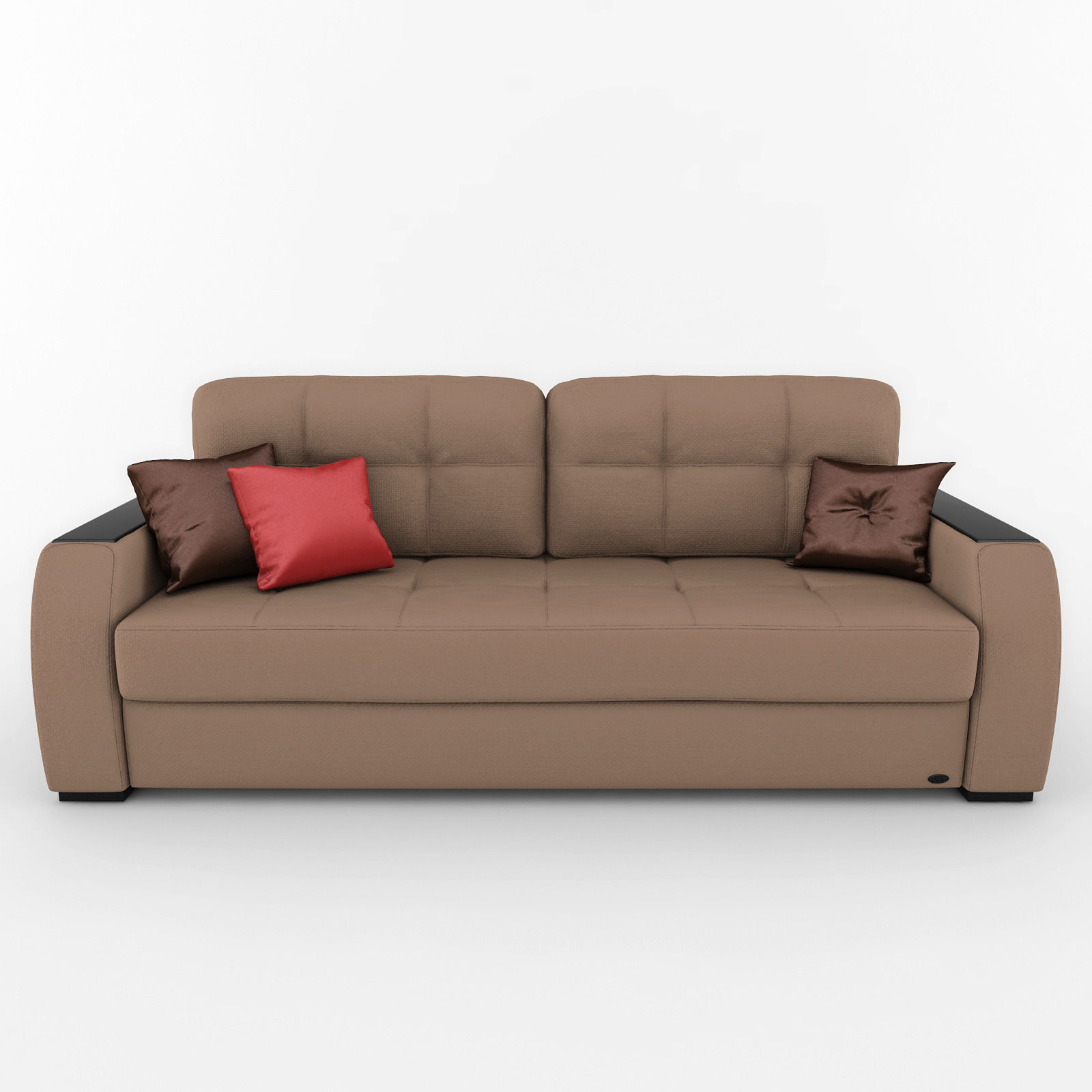 Sofa leather 3D model_2