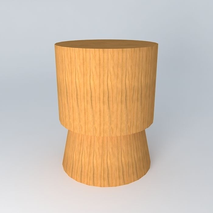 side table mesa de canto Free 3D model_2