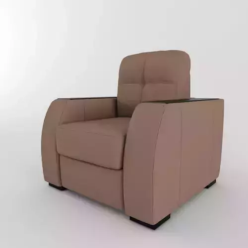 Chair leather recliner