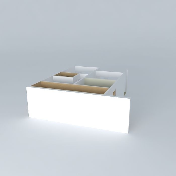 home office Free 3D model_1