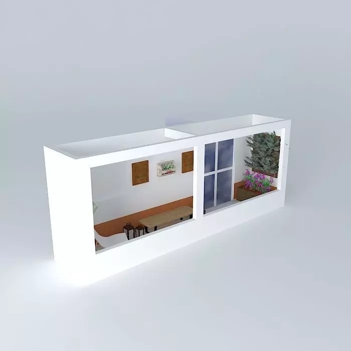 hiandraorkut living room with window Free 3D model