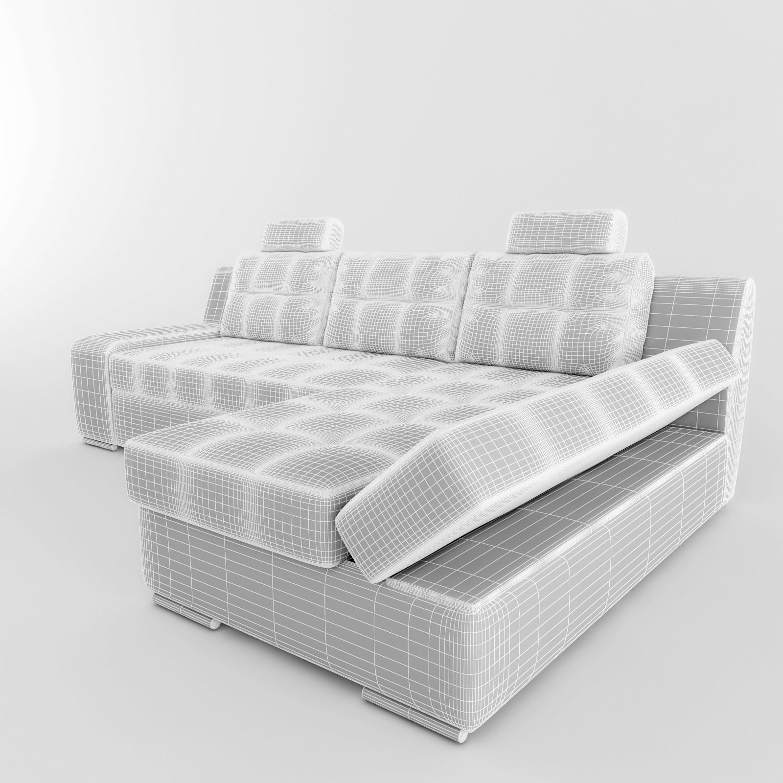 Sofa sectional 3D model_5