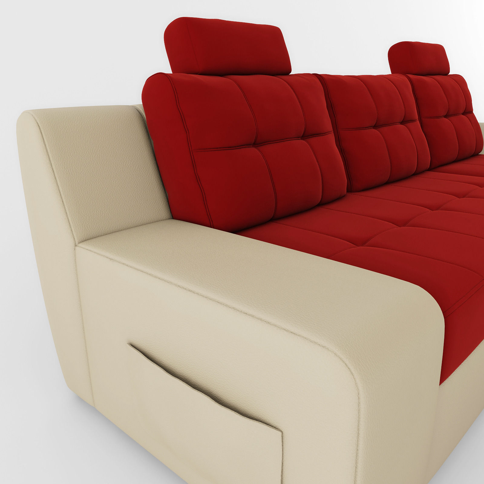 Sofa sectional 3D model_8