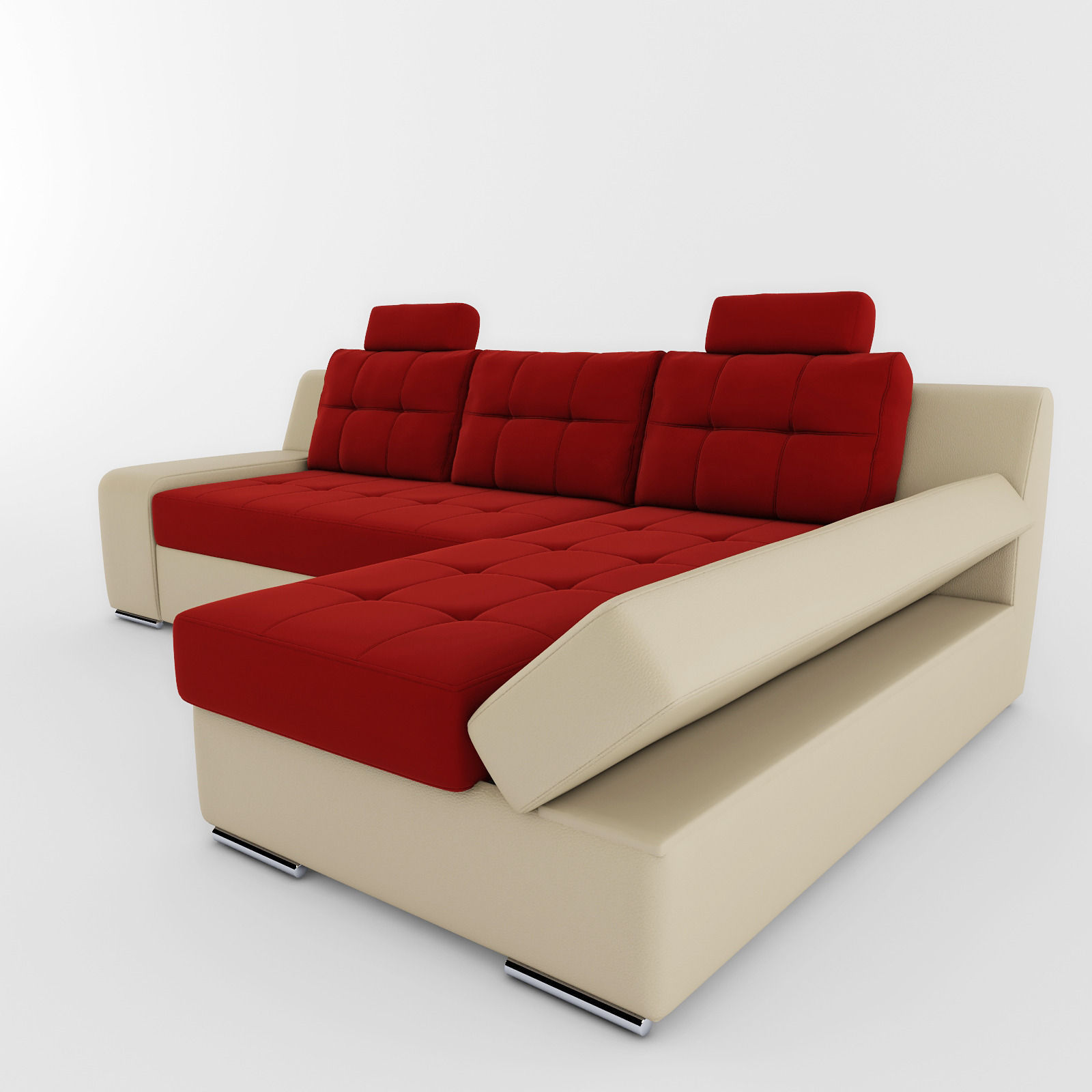 Sofa sectional 3D model_4