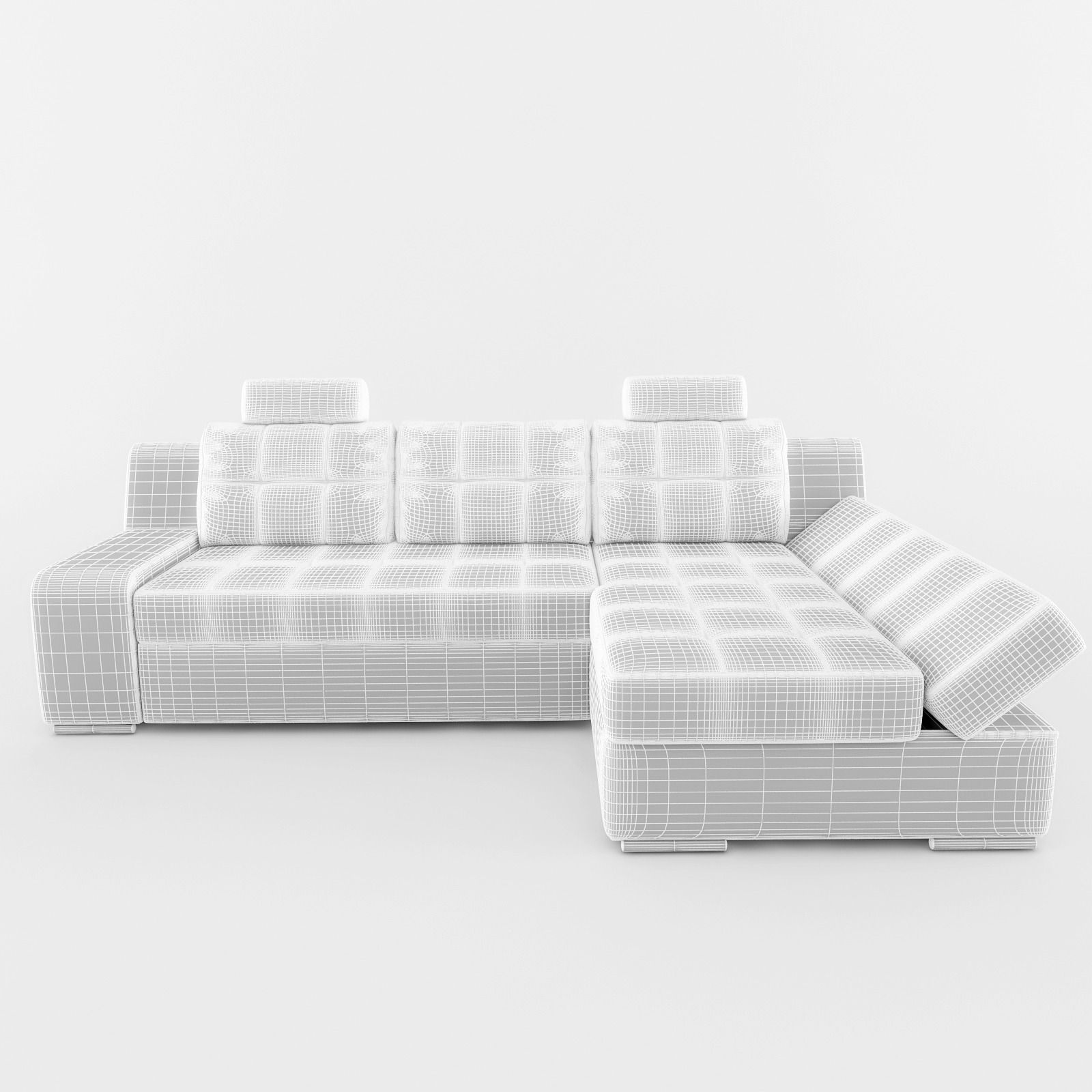 Sofa sectional 3D model_3