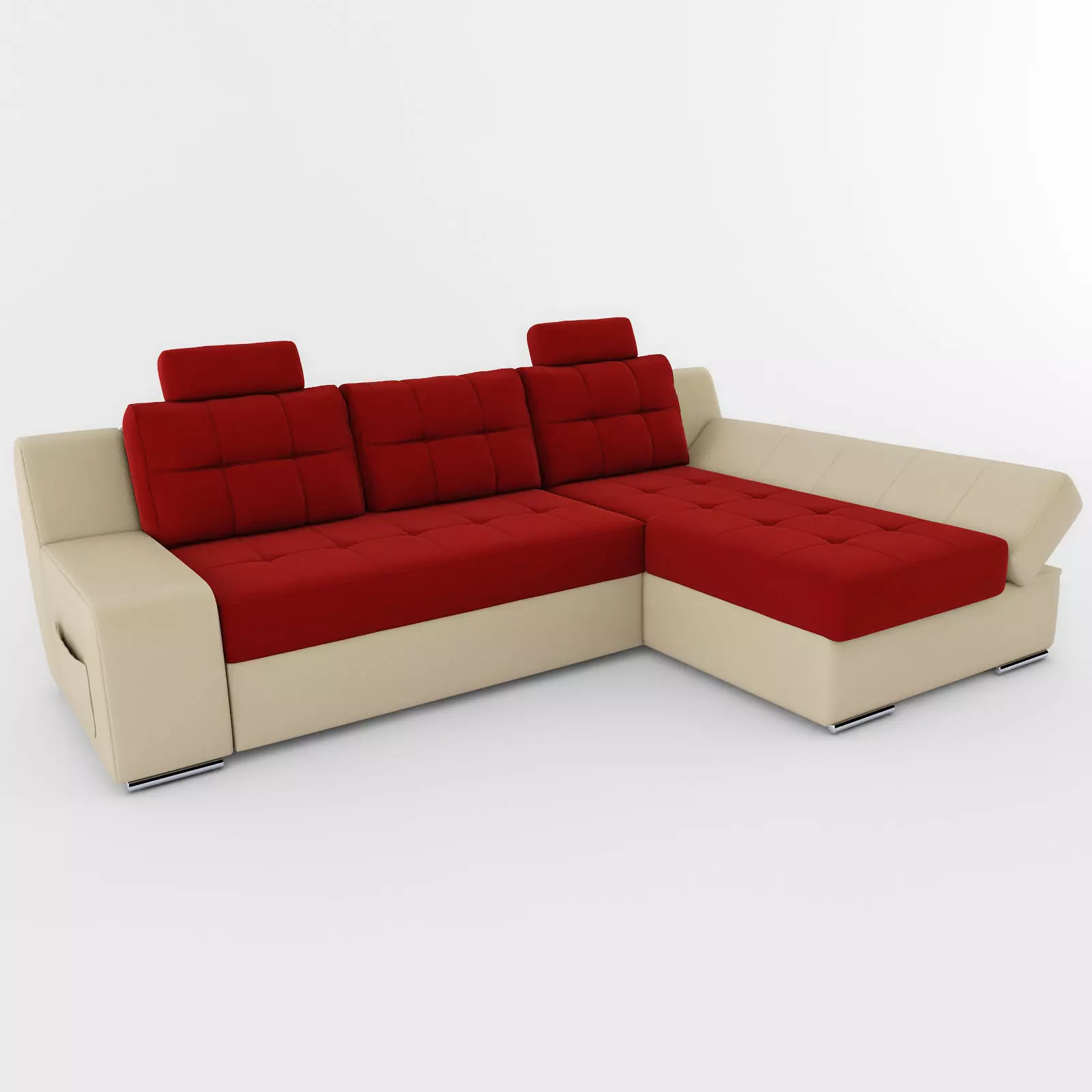 Sofa sectional 3D model_0
