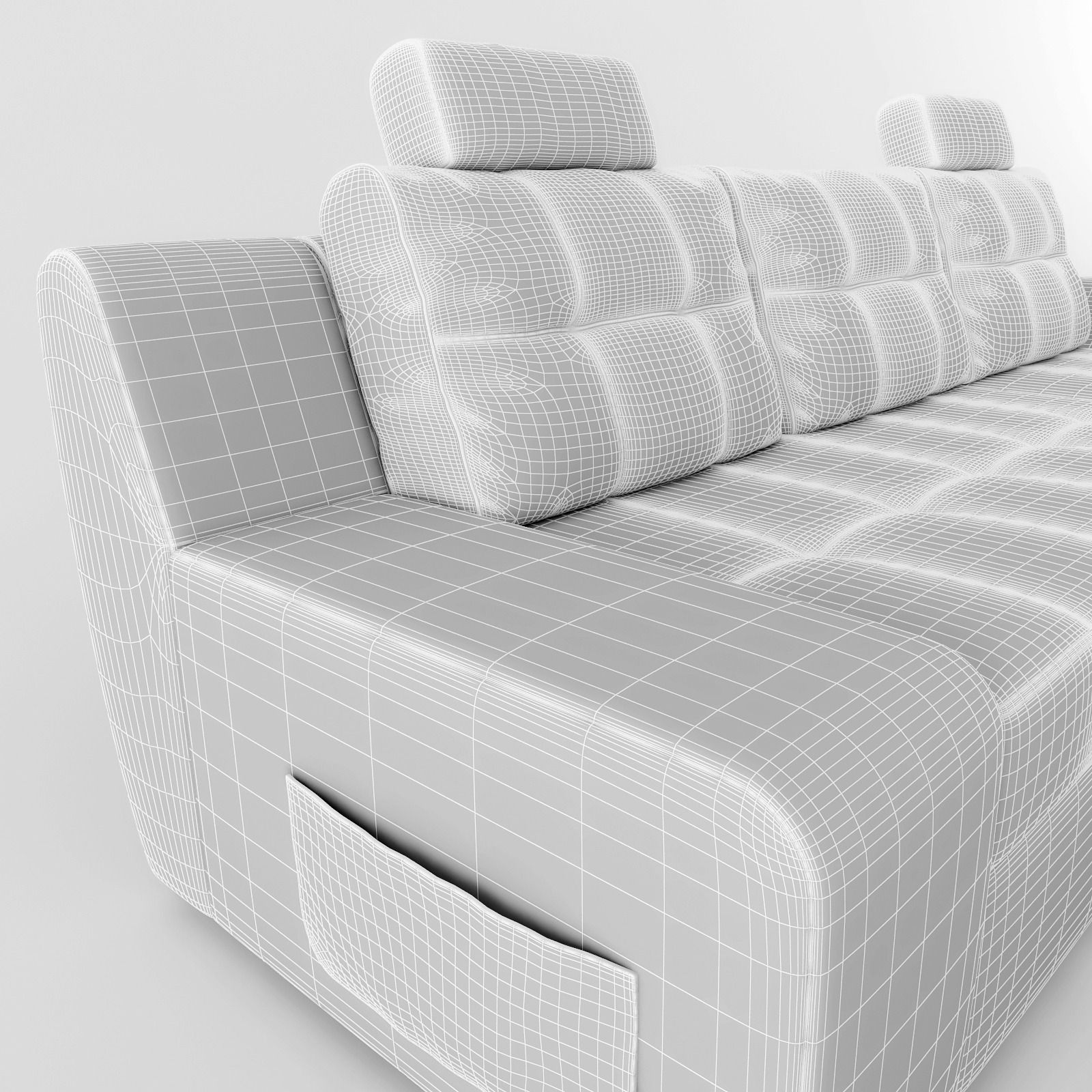 Sofa sectional 3D model_9