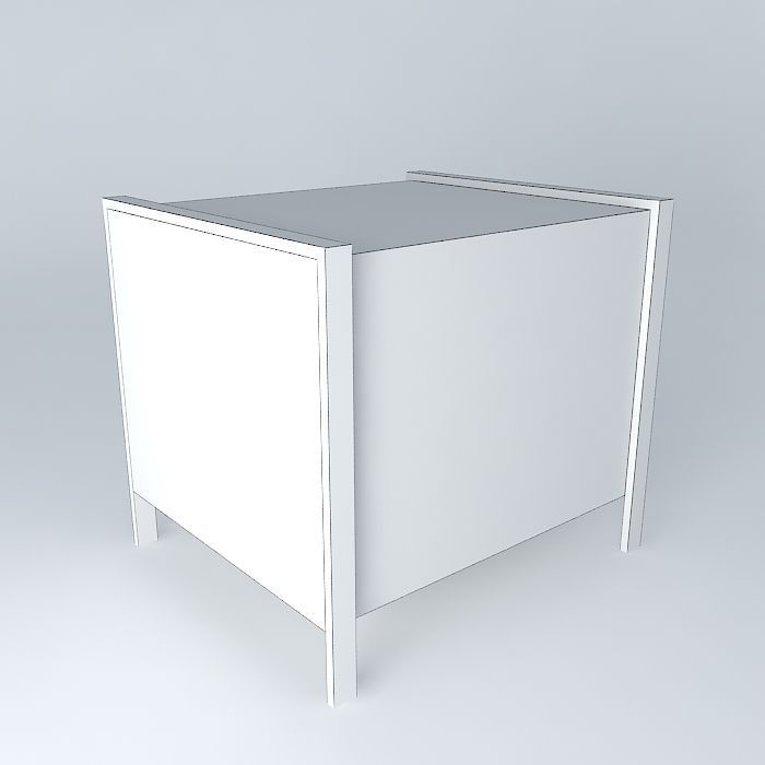 criado mudo bed side table Free 3D model_4