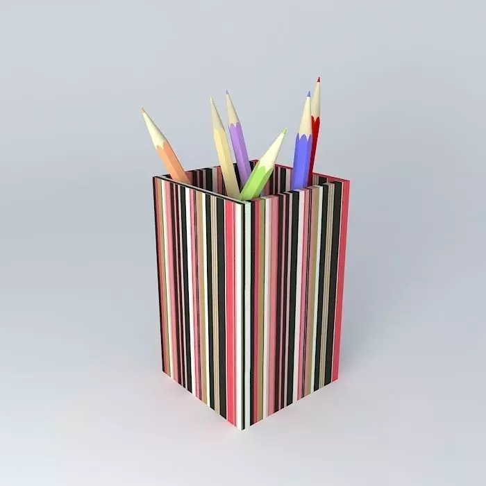 lapis pencils escritorio office Free 3D model
