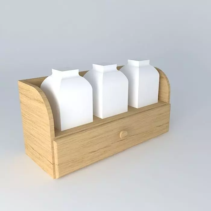 spice rack spices Free 3D model