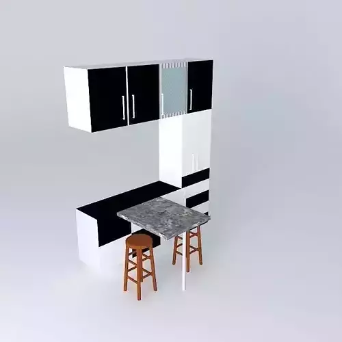kitchen components kitchen Free 3D model