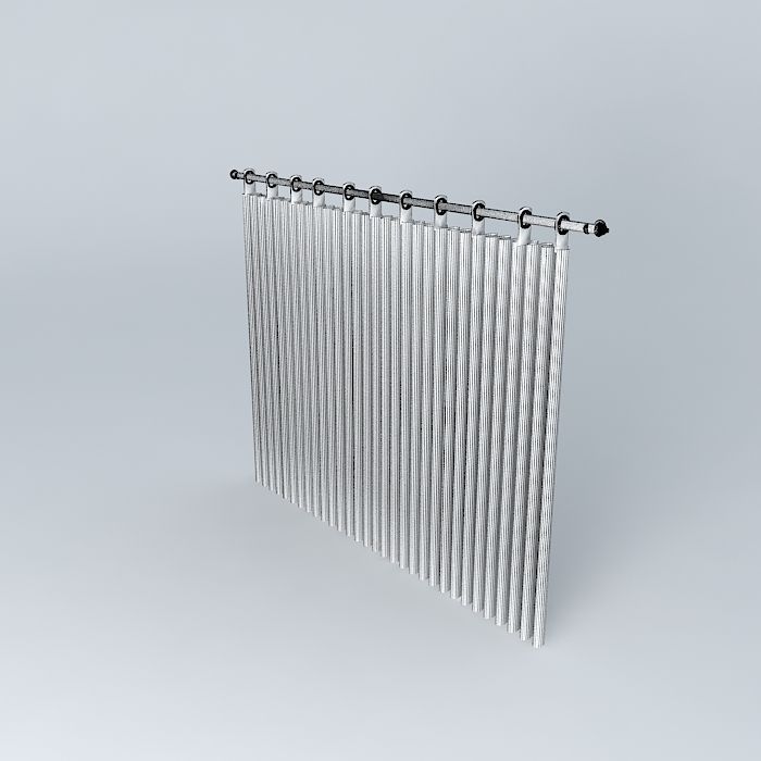 cortinaedson curtain Free 3D model_4