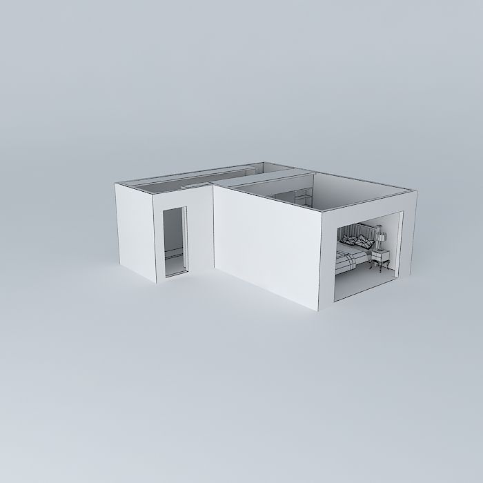 georkut living room Free 3D model_3