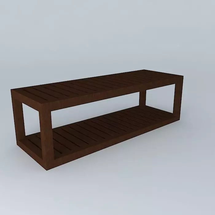 banco bench Free 3D model