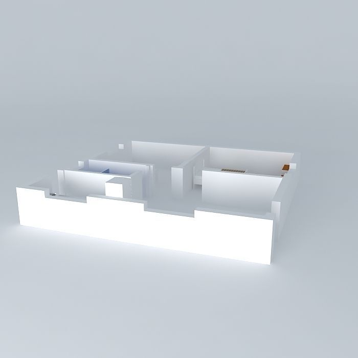 simoneorkut floor plan of house Free 3D model_1