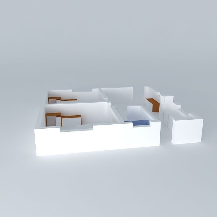 simoneorkut floor plan of house Free 3D model_2