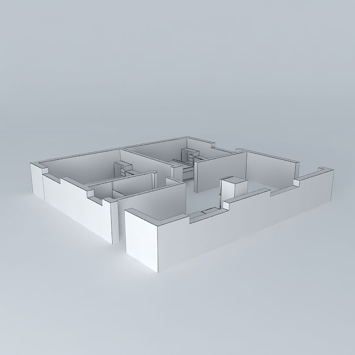 simoneorkut floor plan of house Free 3D model_4