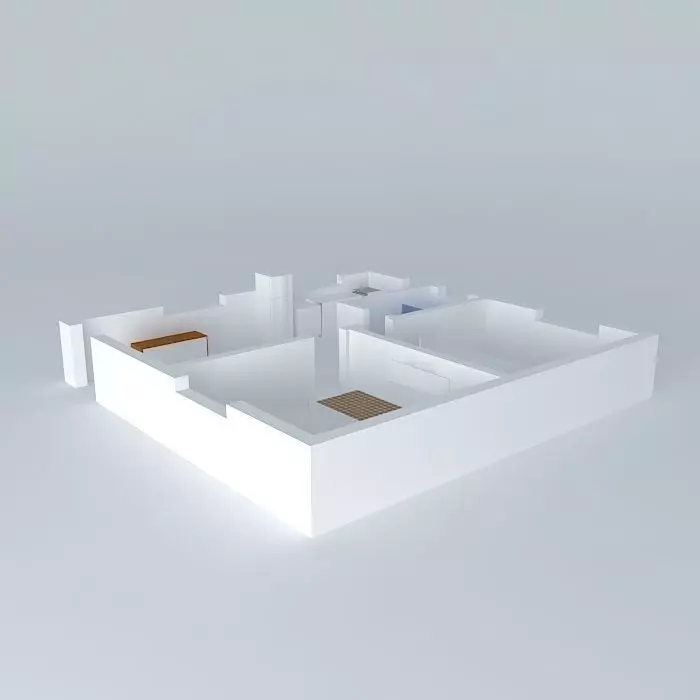 simoneorkut floor plan of house Free 3D model_0