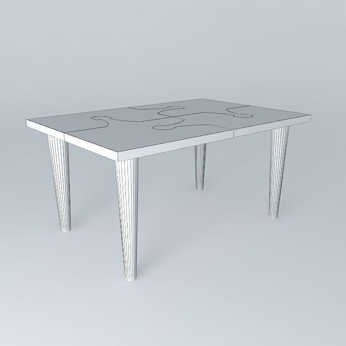 mesa center masterpiece masterpiece coffee table Free 3D model_4