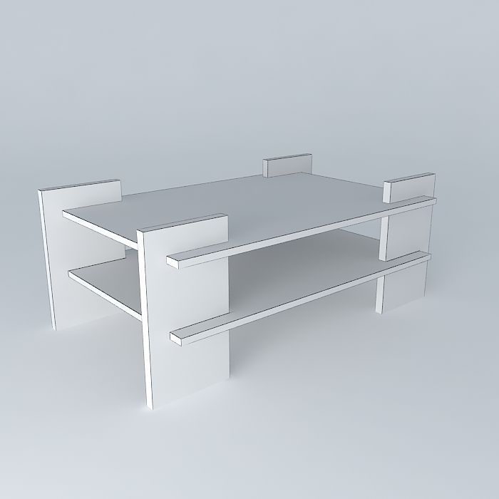 coffe table mesa de centro Free 3D model_3