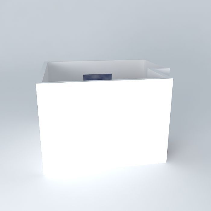 rosane house with wooden door Free 3D model_2