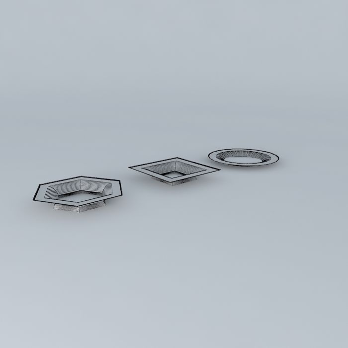 bowls bowls fruit bowls Free 3D model_4