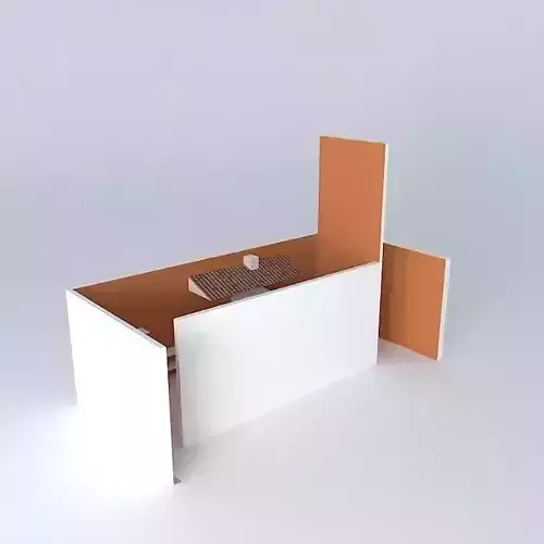 miriorkut office desk with top and bottom