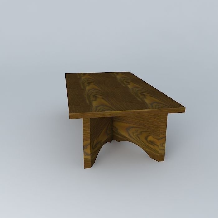 mesa centro coffee table Free 3D model_2