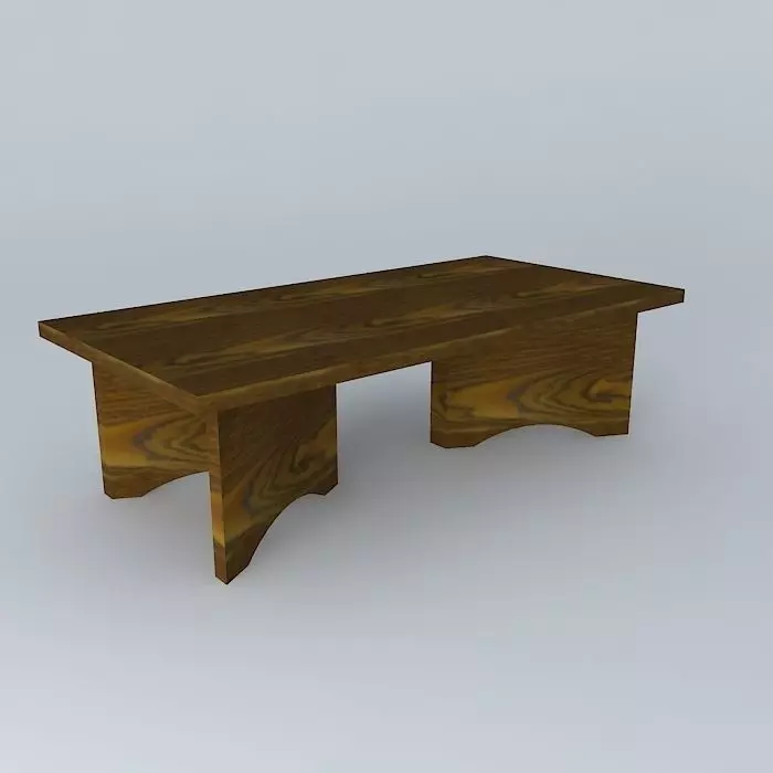 mesa centro coffee table Free 3D model_0