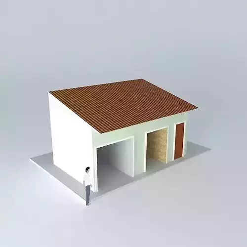 against house with roof