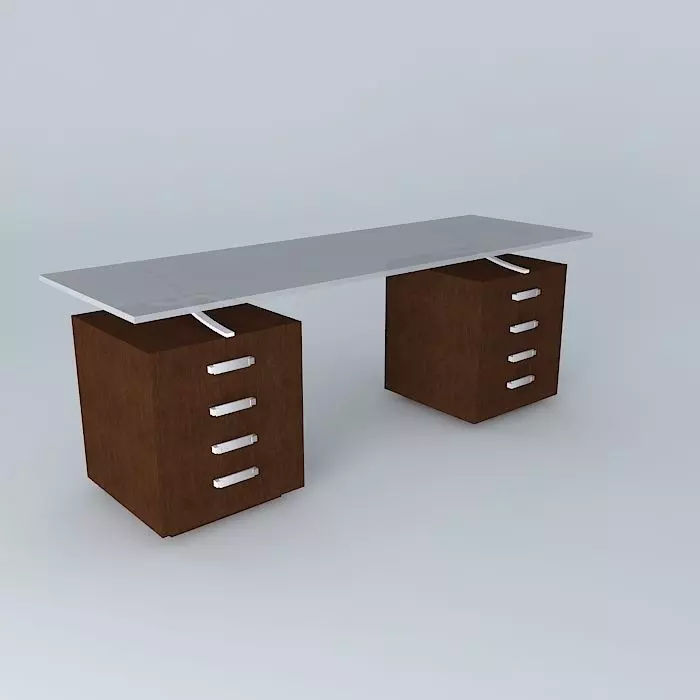 desk desk Vermeil Free 3D model_0