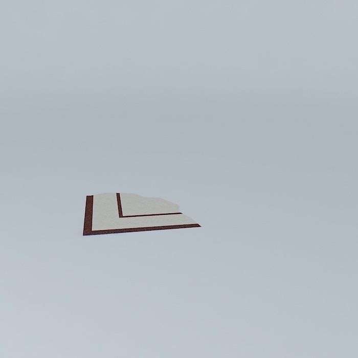 classic rug tapete classico Free 3D model_2