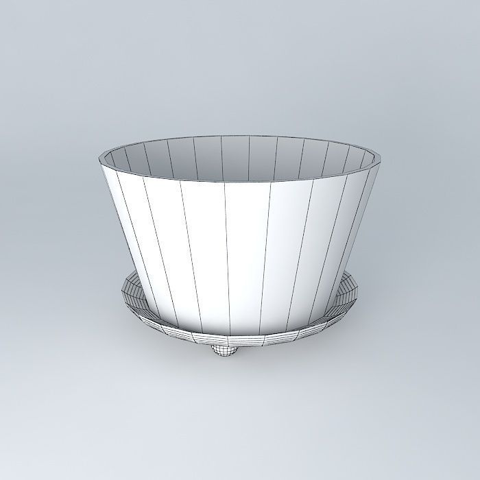 ornament bowl vase Free 3D model_3