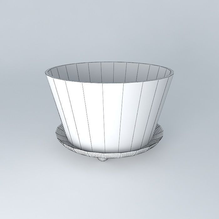 ornament bowl vase Free 3D model_4