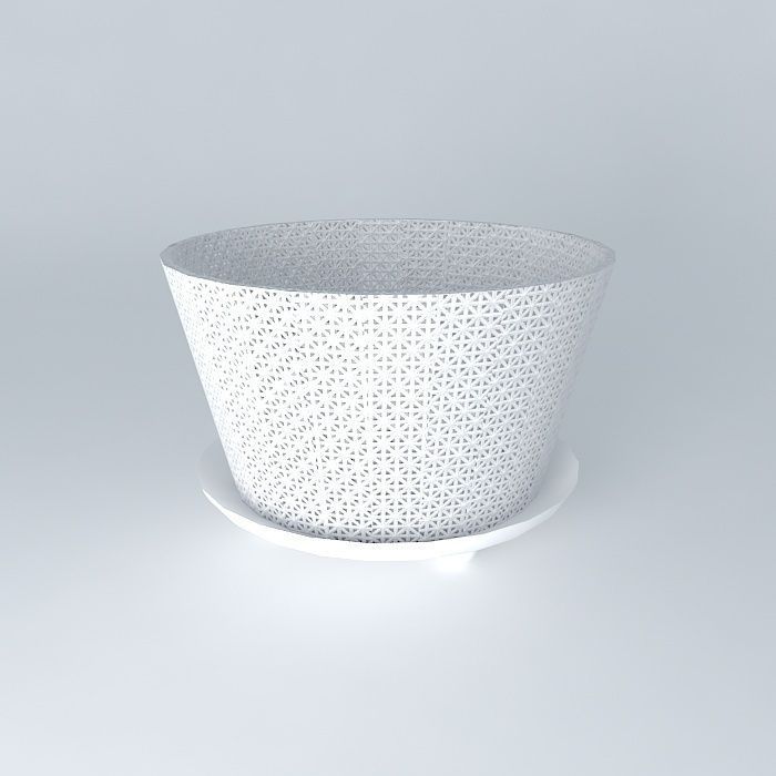 ornament bowl vase Free 3D model_1