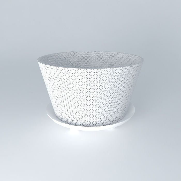 ornament bowl vase Free 3D model_2