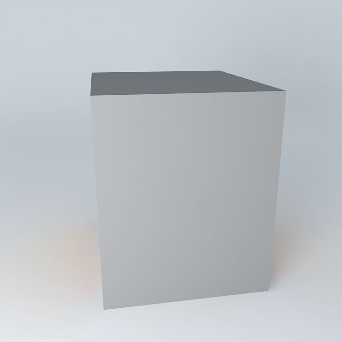 side table, mesa de canto Free 3D model_2