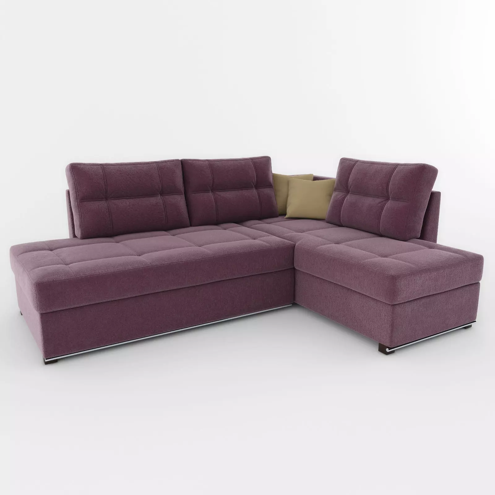 Sofa sectional 3D model_0