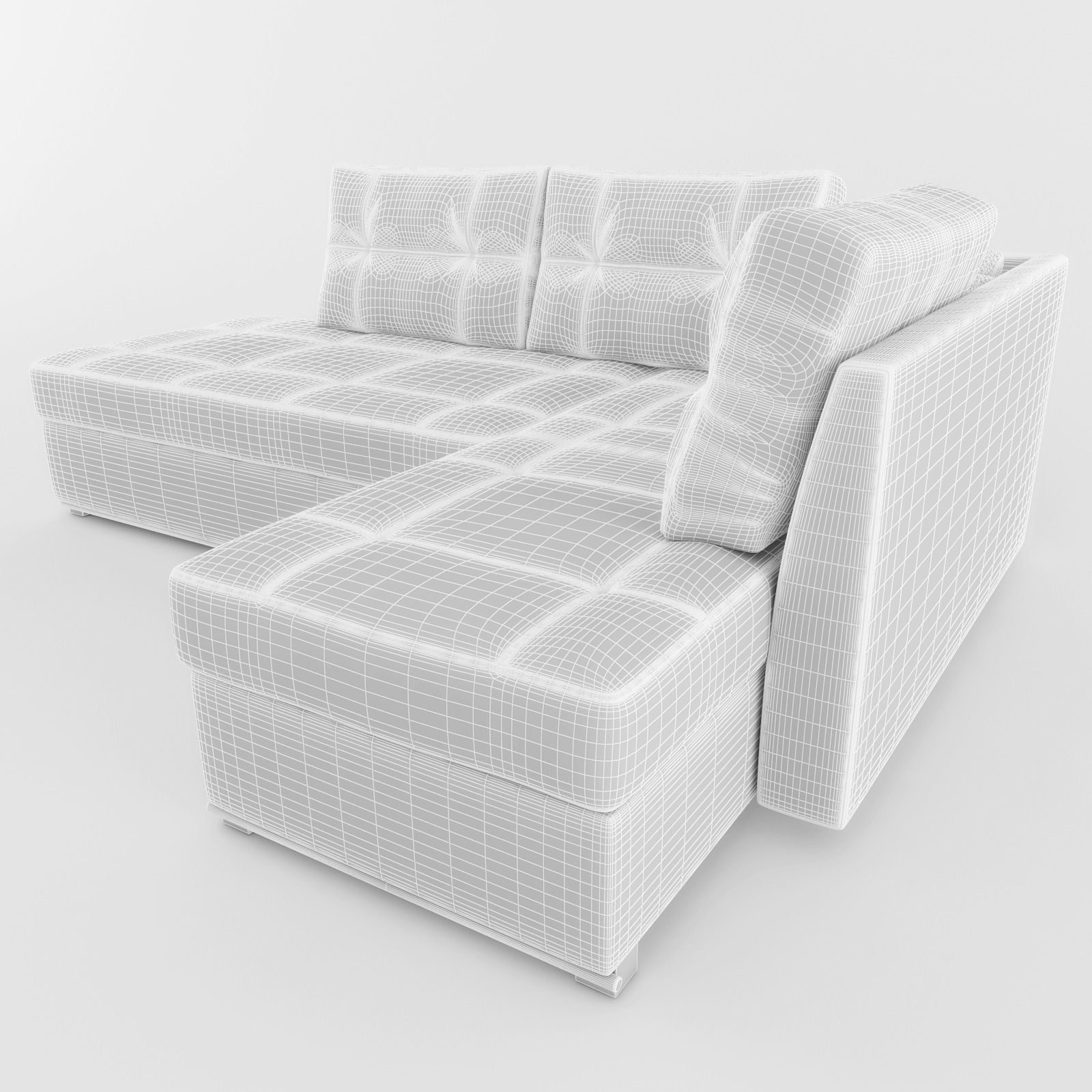 Sofa sectional 3D model_3