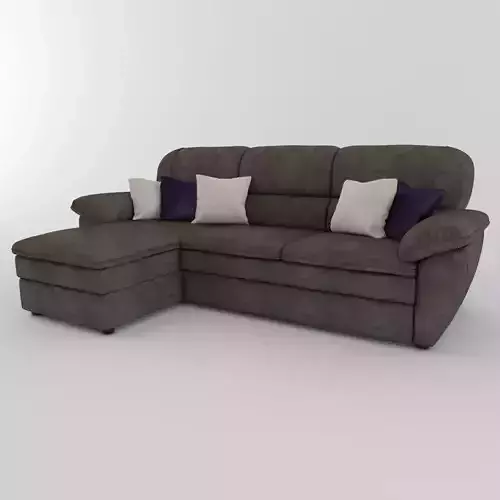 Sofa sectional with pillows