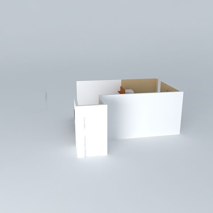 danielaorkut office with person Free 3D model_2