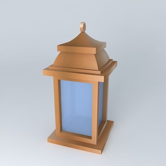 lanterna lantern Free 3D model_1