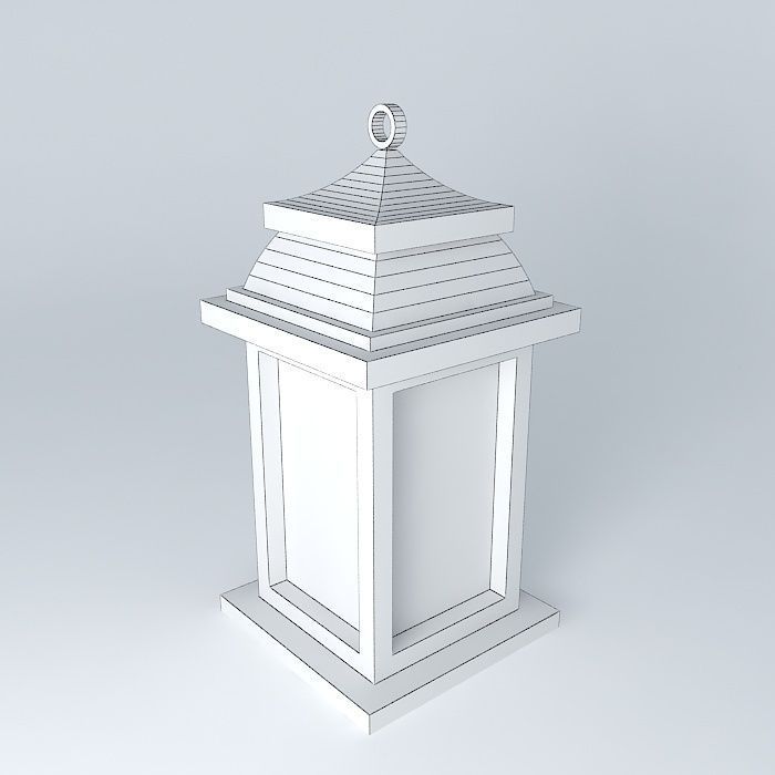 lanterna lantern Free 3D model_4
