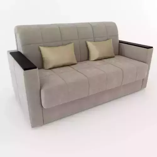 Sofa couch with gold pillows