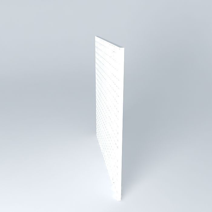 Cobogó leaf leaf Cobogó rrom divider Free 3D model_2