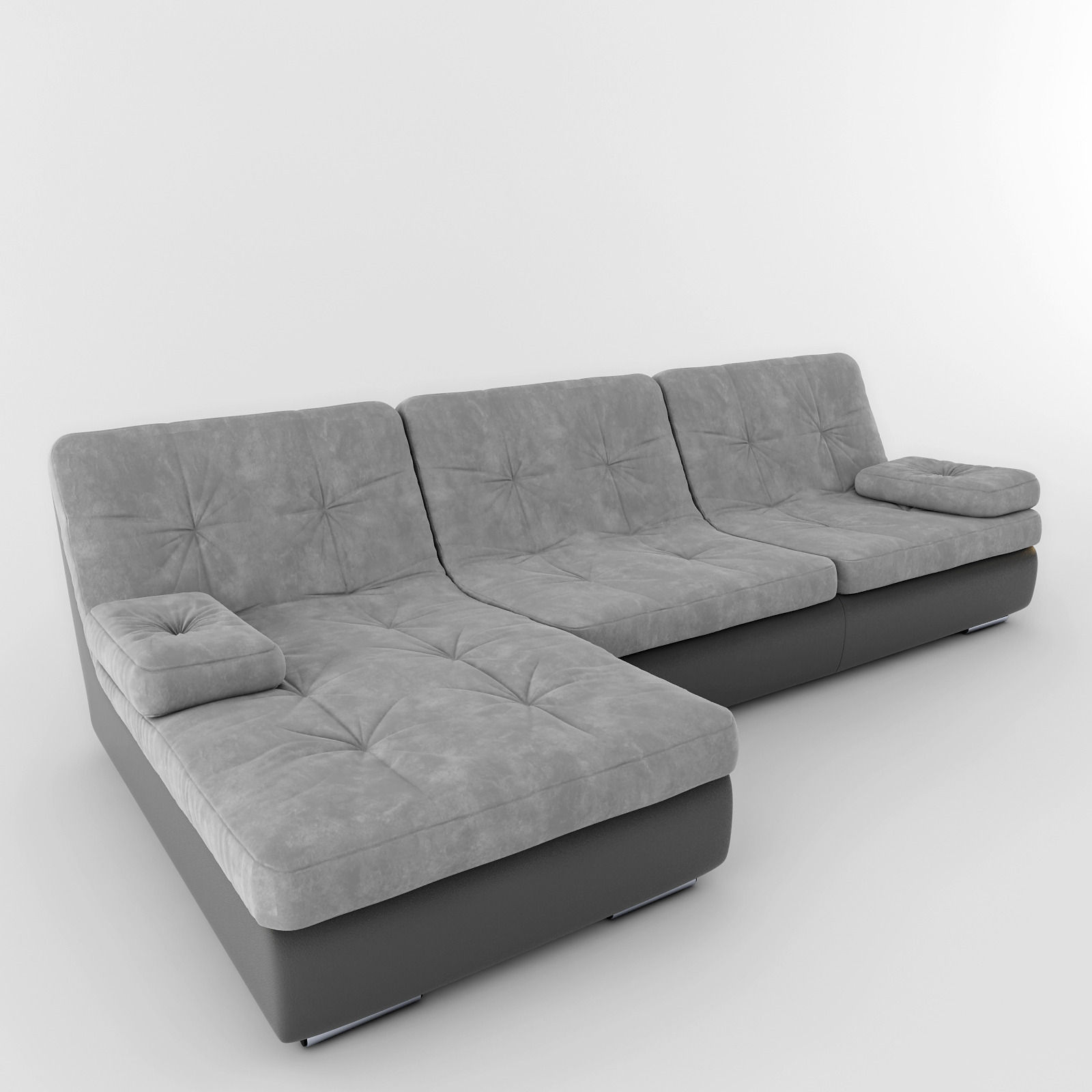 Sofa sectional 3D model_2