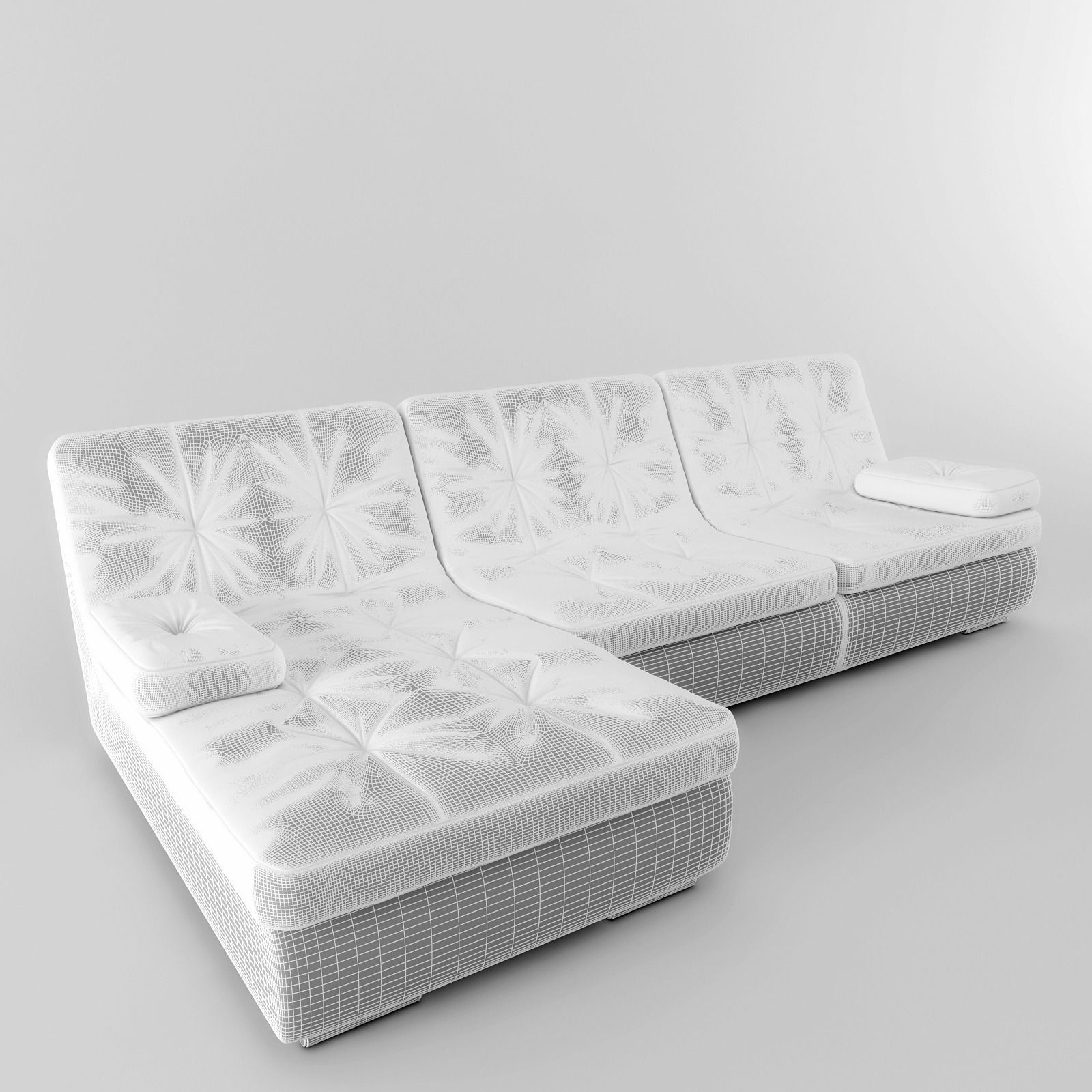 Sofa sectional 3D model_3